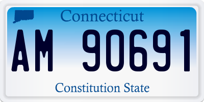 CT license plate AM90691