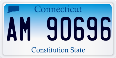 CT license plate AM90696