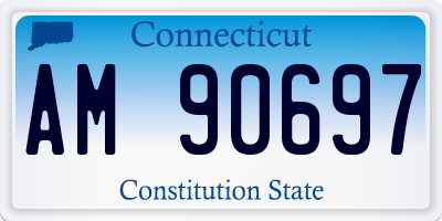 CT license plate AM90697