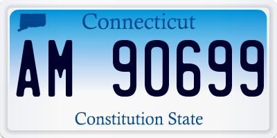 CT license plate AM90699