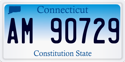 CT license plate AM90729