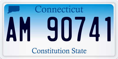 CT license plate AM90741