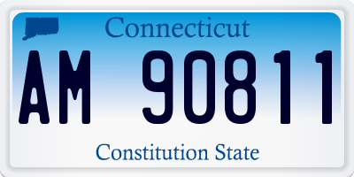 CT license plate AM90811