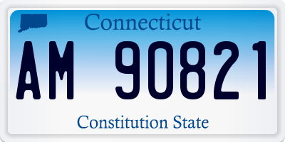 CT license plate AM90821
