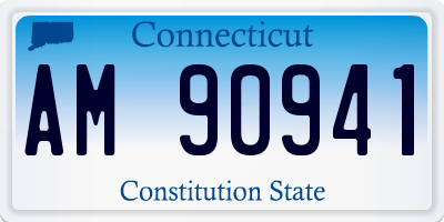 CT license plate AM90941