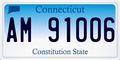 CT license plate AM91006