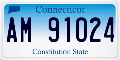 CT license plate AM91024