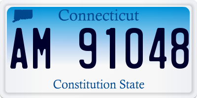 CT license plate AM91048
