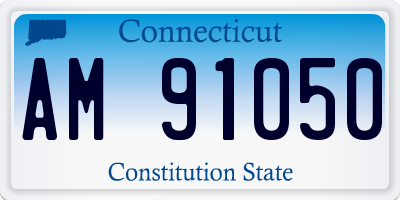 CT license plate AM91050