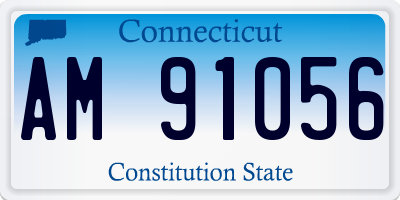 CT license plate AM91056