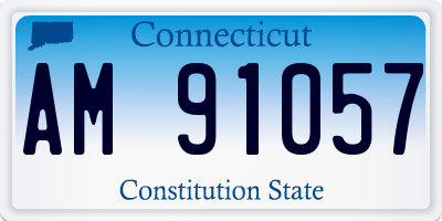 CT license plate AM91057