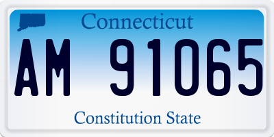 CT license plate AM91065