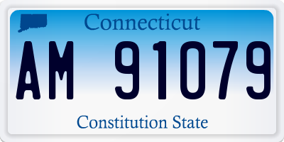 CT license plate AM91079
