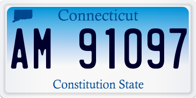 CT license plate AM91097