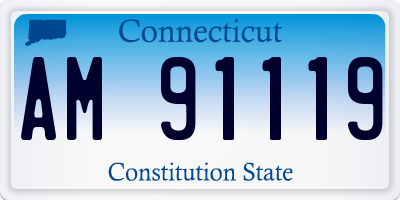CT license plate AM91119