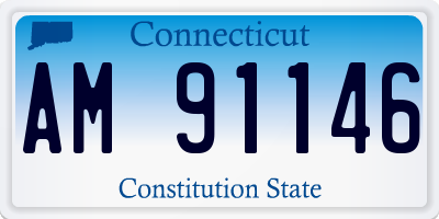 CT license plate AM91146