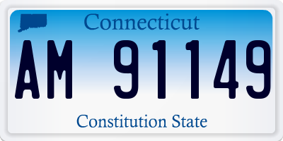 CT license plate AM91149