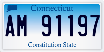 CT license plate AM91197