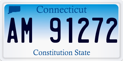 CT license plate AM91272