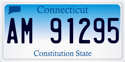 CT license plate AM91295