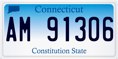 CT license plate AM91306