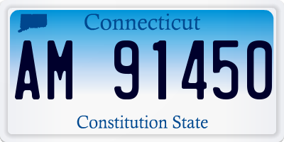 CT license plate AM91450