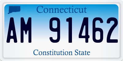CT license plate AM91462