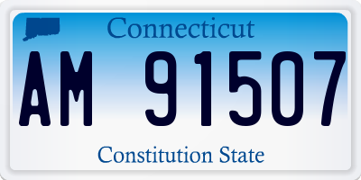 CT license plate AM91507