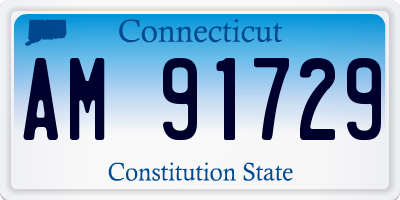 CT license plate AM91729