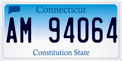 CT license plate AM94064