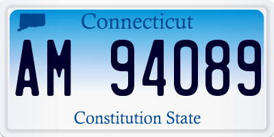 CT license plate AM94089