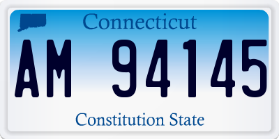CT license plate AM94145