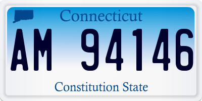 CT license plate AM94146