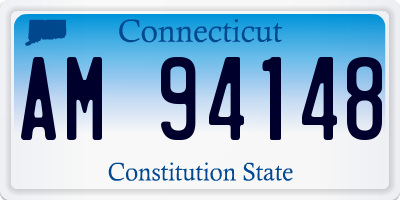 CT license plate AM94148