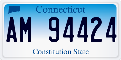 CT license plate AM94424
