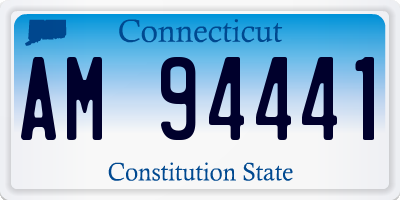 CT license plate AM94441