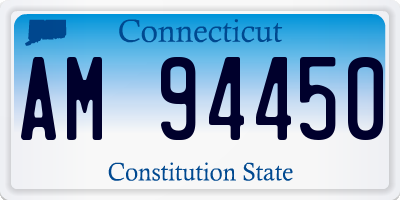 CT license plate AM94450