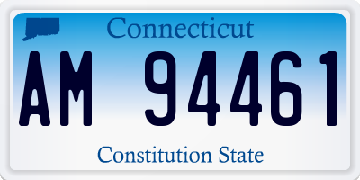 CT license plate AM94461