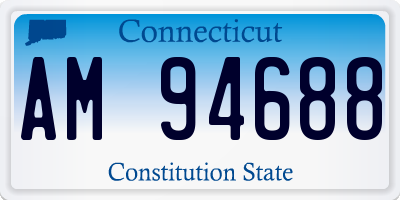 CT license plate AM94688