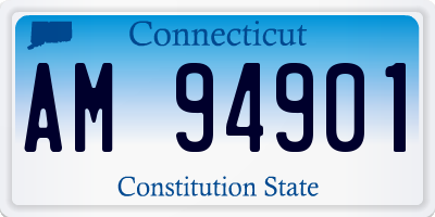 CT license plate AM94901