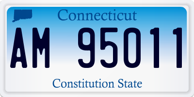 CT license plate AM95011