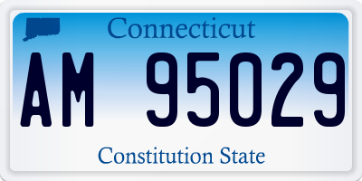 CT license plate AM95029