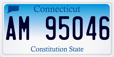 CT license plate AM95046