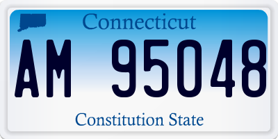 CT license plate AM95048