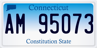 CT license plate AM95073