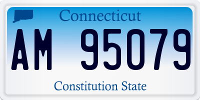 CT license plate AM95079