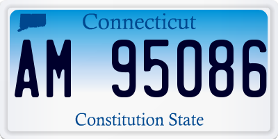 CT license plate AM95086