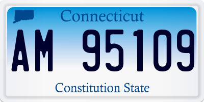 CT license plate AM95109