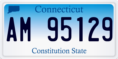 CT license plate AM95129