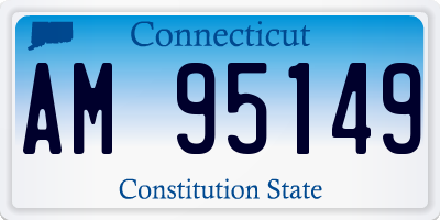 CT license plate AM95149